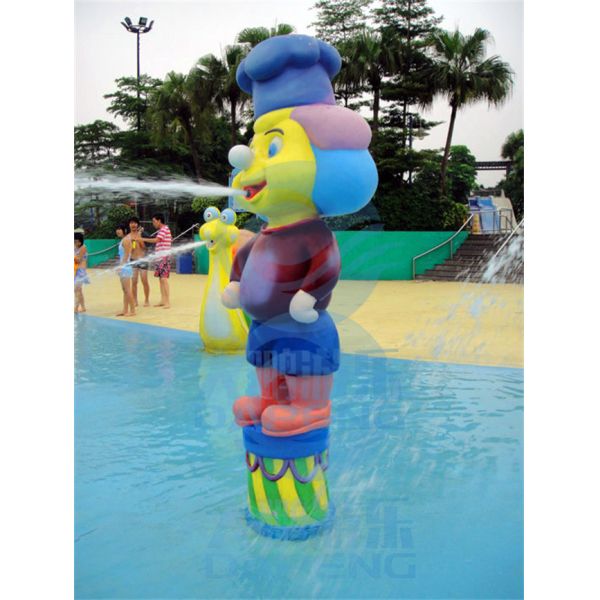 Cartoon Cook Style Water Park Splash Pad For Children Spray Pool