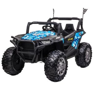 12V Two Seater Ride On Toy with Remote Control and Music/Light/USB/MP3/Bluetooth