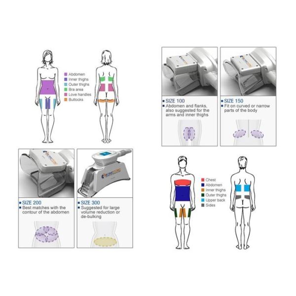 Comfortable Cryolipolysis Body Slimming Machine With 4 Pcs Applicators