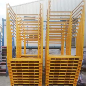 Heavy Duty Warehouse Detachable Metal Steel Stacking Folding Fabric Stillage