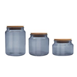 Mouth Blown 320ml Borosilicate Glass Storage Jars