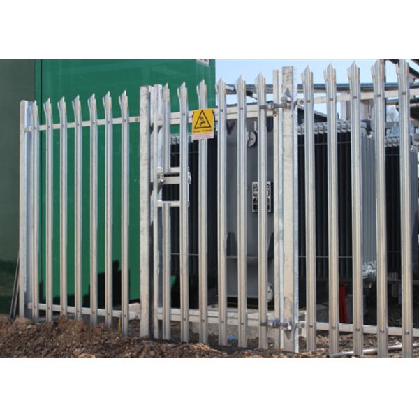 Buy Galvanized D Pale Steel Palisade Fencing 1.8*2.4m at wholesale prices