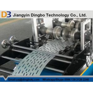 Automatic Galvanized Steel Cable Tray Manufacturing Machine With Punching Part