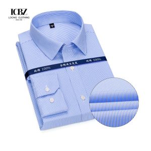 Custom Non-Iron PD Men's Casual Cotton Ice Silk Spanish Style Long Sleeve Shirt