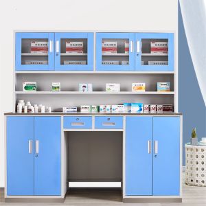 Cold Rolled Steel Medicine Display Cabinet H1800*W1800*D600mm Electrostatic
