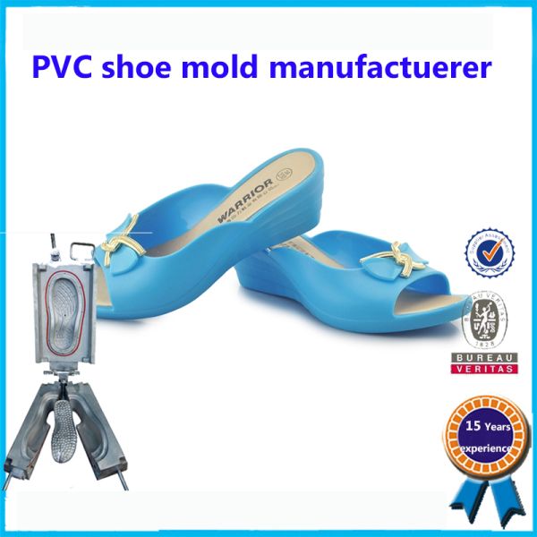 Steel PVC Shoe Upper Mould Two Colors 30 - 49 Wide Size Range
