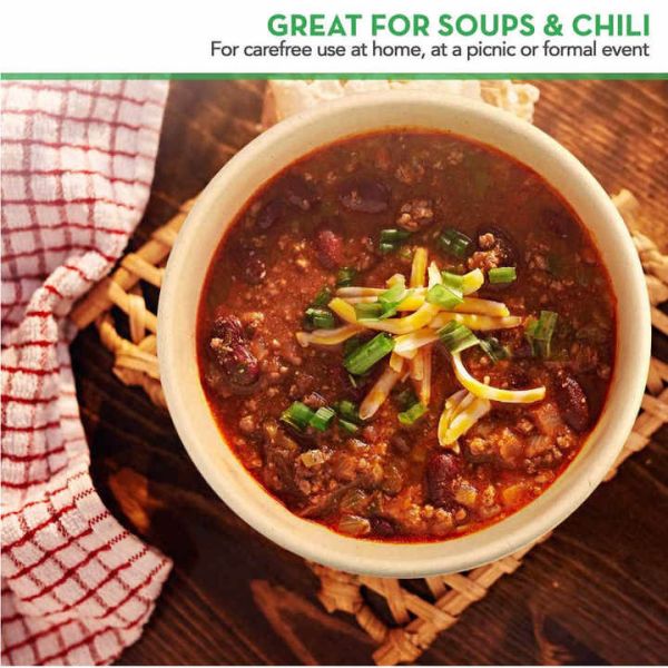 Eco Friendly Bowls 100% Compostable Disposable Biodegradable Sugarcane Bagasse Bowl