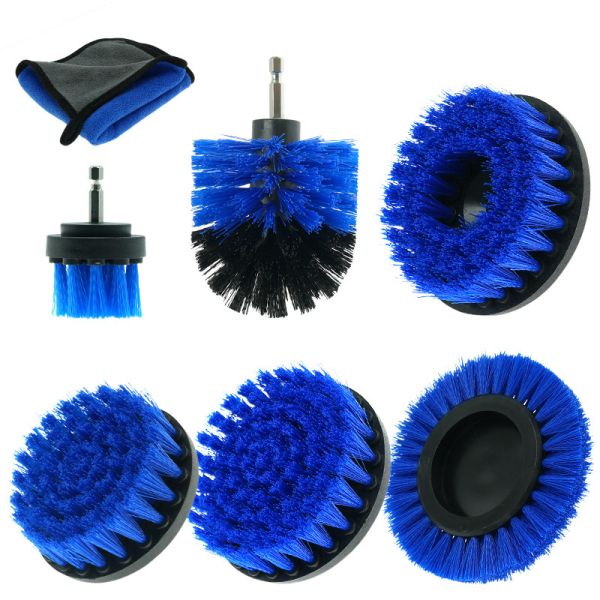 Polypropylene Drill Brush Kit Spin Scrubber Brush Set Car Detailing