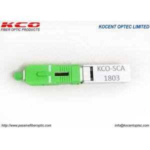 Pre-Polished SC APC Fiber Optic Fast Connector with G657 Fiber Type and 55mm Length for Quick Assembly