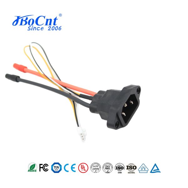 Buy AC Power Connector Plug To 3.5 Single P 3 Pin Socket Plug And Cable Male And Female at wholesale prices