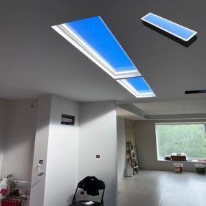 Dimmable CCT Change Artificial Skylight Window, 110V LED Sky Ceiling Light