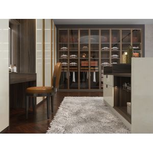 Modern Open Walk In Closet Room Custom Bedroom Combination Cabinet