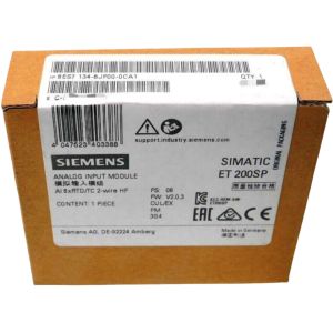 Quality SIEMENS 6ES7134-6JF00-0CA1 SIMATIC ET 200SP, ANALOG INPUT MODULE, AI 8XRTD/TC 2-WIRE HIGH FEATURE SUITABLE for sale