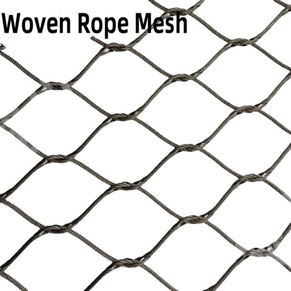 3.0mm 38 X 38mm Stainless Steel Cable Mesh For Safety Protection