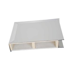 200mm White Hollow MGO Cleanroom Panels For Electronics Labs