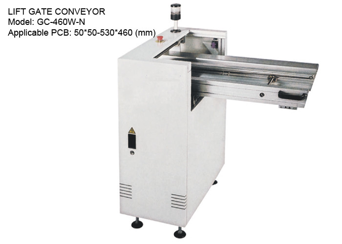 Quality SMT Line Lift Gate Conveyor SMEMA Compatible With Safety Sensor for sale