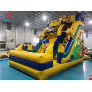 Commercial Minions Inflatable Slide Inflatable Dry Slides Outdoor
