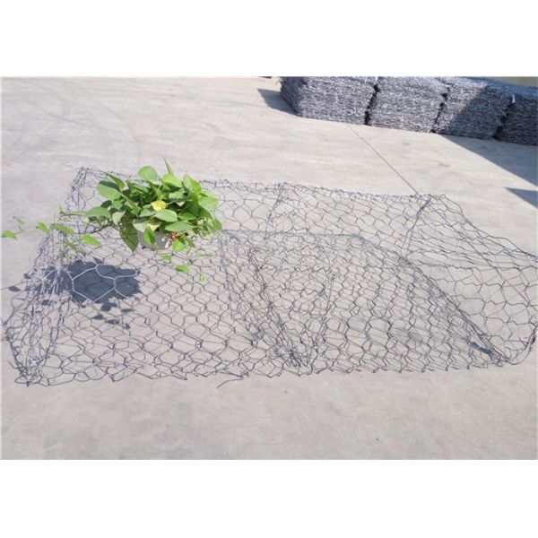 Heavy Duty Corrosion Resistant Galvanized Steel Wire Gabion Box For Riverbank Protection