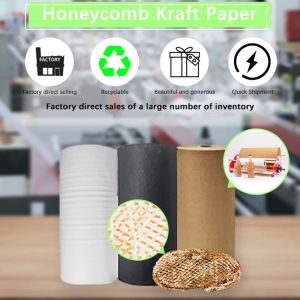 Cushioning Sheet 80gsm Honeycomb Craft Paper Wrapping Glass Wine
