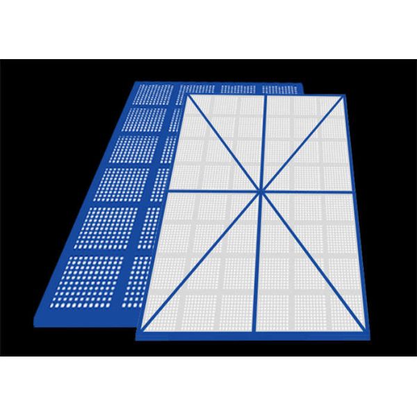 Buy Blue 6mm Mesh Construction Safety Screens High Rise Safety Systems at wholesale prices