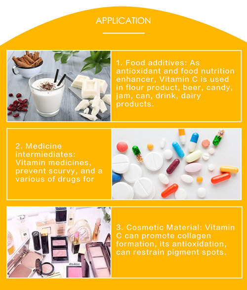 Granular Ascorbic Acid DC , C6H8O6 Vitamin C Water Soluble