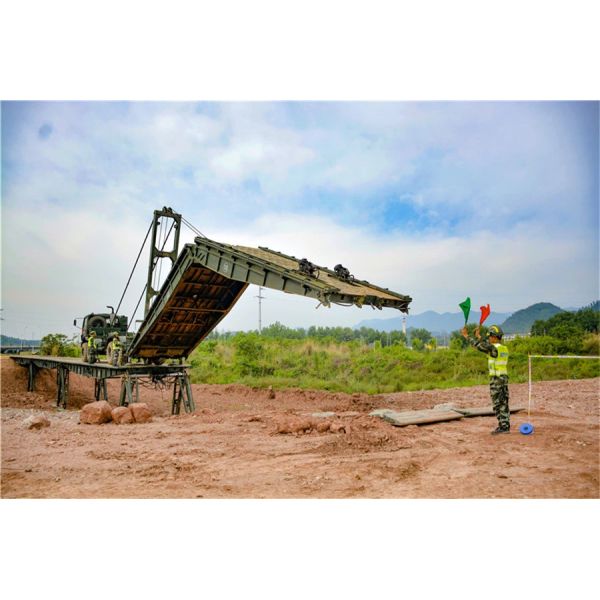 Buy Carriage Way Width 3.8m Mechanized Bridge Modular Bridge System at wholesale prices