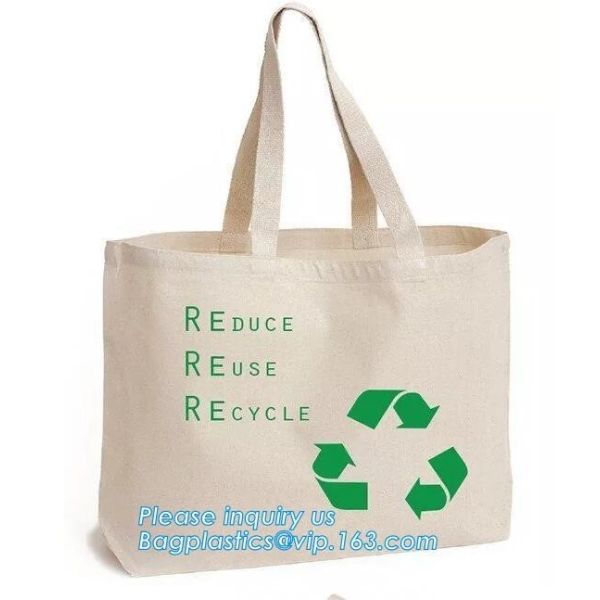Buy Logo Reusable Shopping Bags Rough Rope Handle Cotton Canvas Tote at wholesale prices
