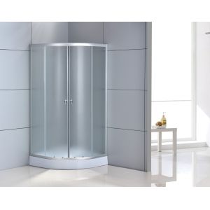 Quality White Corner Sliding Shower Enclosure 900x900x1950mm for sale