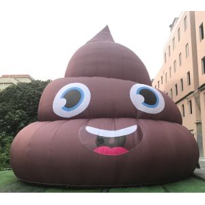 Fire Proof Inflatable Tent Interesting Shape Of Feces 10m Diameter