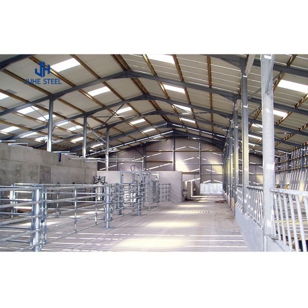 Q345 Steel Structure Design Livestock Farm Shed for Goat/Cattle Farms MTS