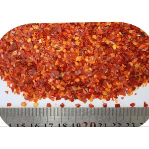 China Chaotian Crushed Chilli Peppers 8mm Coarse Red Pepper Powder Dehydrated on sale