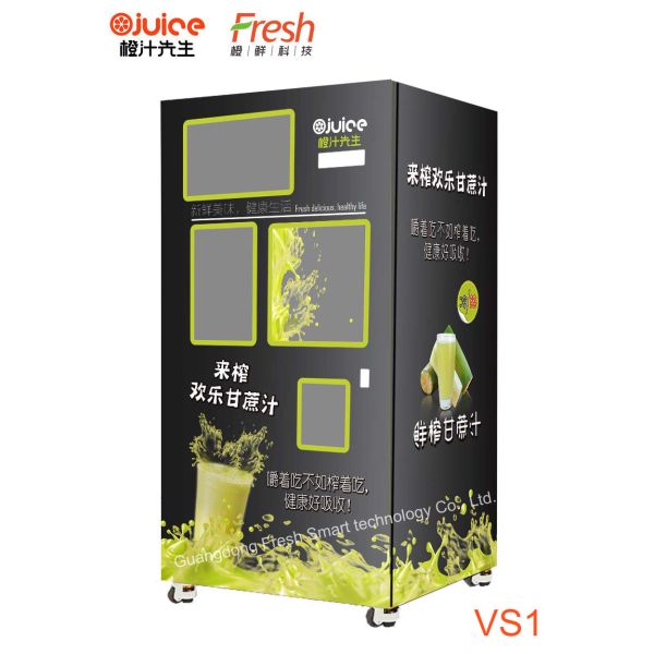 Buy fruit manual juicer vending machine business fresh sugar cane vending machines for sale with automatic cleaning system at wholesale prices