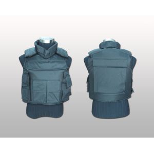 China Black Kevlar Bulletproof vest with magazine on sale