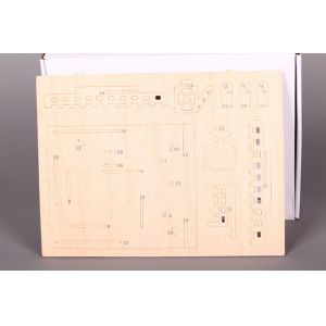 Durable Solar Powered DIY Educational Wood Helicopter Toy Eco Friendly