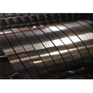 Austenitic Steel Strip Coil , Galvanized Metal Strips Mirror Finished Surface
