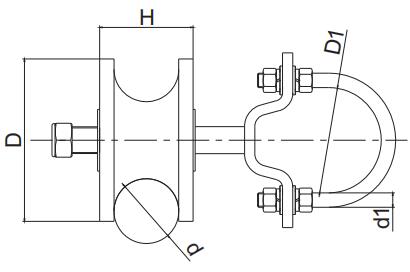 5327g Nylon Cantilever Gate Rollers With Bracket Chain Link Fence Gate Wheels