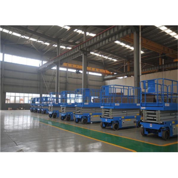 Elevated Ergonomic Flat Loading Dock Electric Scissor Lift Professional Time Saving