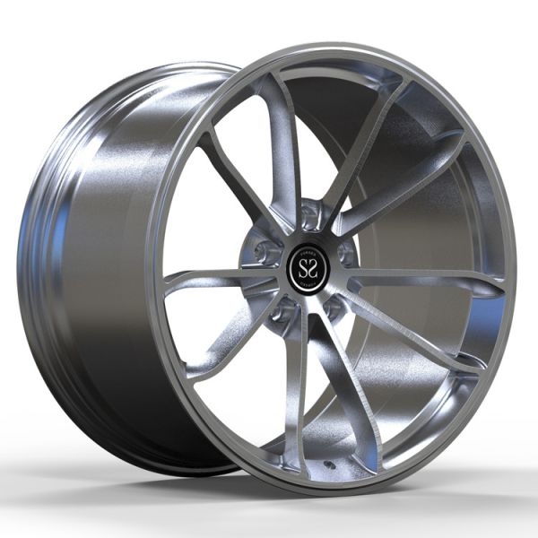 Buy Brushed Gun Metal Wheels Forged 1 Piece For 911 Staggered 21inch at wholesale prices