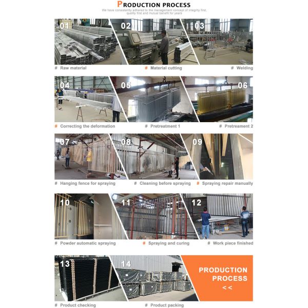 Beautiful Iron Gate and Metal Fence Wrought Iron Zinc Steel Material Fence Panels