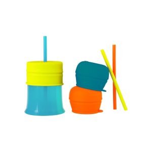 Silicone Sippy Straw Cup Lids For Toddlers Babies Drinking Straws Reusable Spill