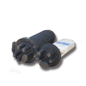 Dome 48 core Fiber Optic Splice Closure , 5 ports Network splicing kits