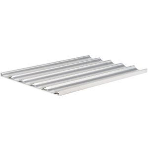 RK Bakeware China Foodservice NSF 5 Loaf Aluminium Baking Tray Glazed Uni Lock