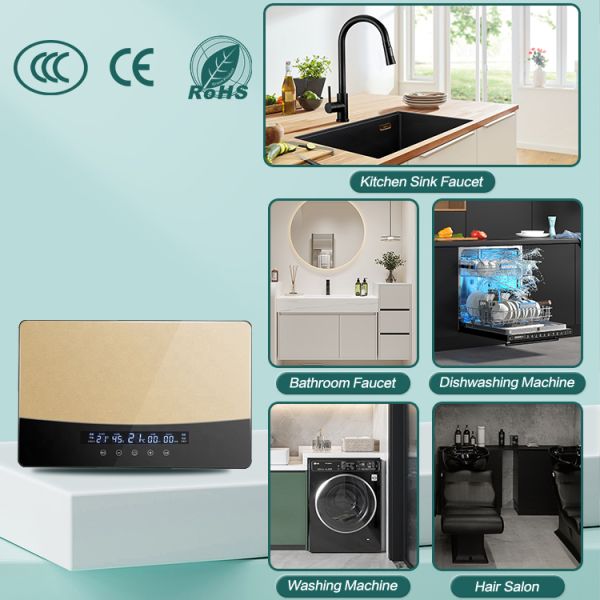 Custom 3 Phase Water Heater Electric Instant Hot Water Geyser 8500w