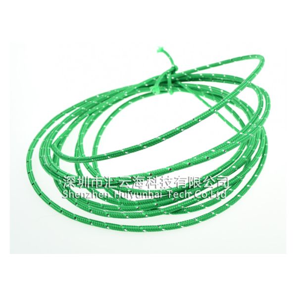 20mm Cotton Heat Resistant Wire Protector , Tight Weave Automotive Wire Loom Wrap