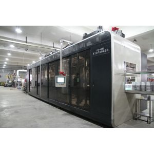 Full auto multi-position plastic plates, clamshell, box and cups making machine