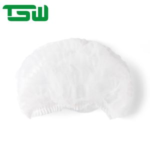 FDA 24'' Single Double Elastic Disposable Non Woven Clip Cap