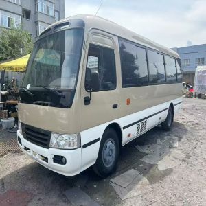 Used 1HZ Toyota Coaster Bus City Shuttle 21 Passenger