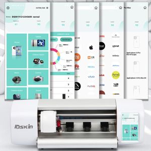 Daqin SGS Wireless Back Cover Vinyl Decal Maker Machine Cutter Printer With LCD