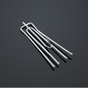 Silver Iron Drapery Tie Back Hooks Shower Curtain Hangers