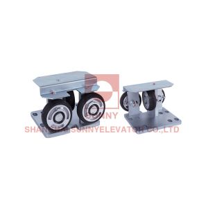 Dia 80mm Elevator Roller Guide Shoe 1.0m/S For 16mm Guide Rail